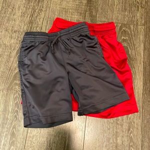 Gray and Red boys shorts size small